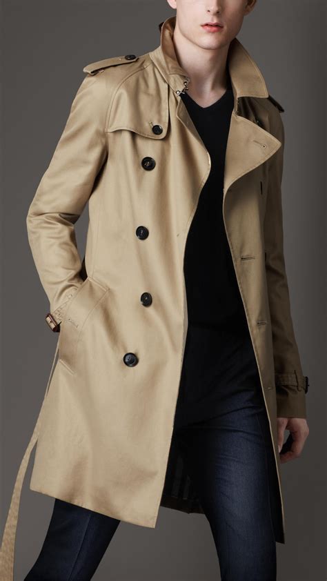 burberry beige trench coat mens|Burberry trench coat collar strap.